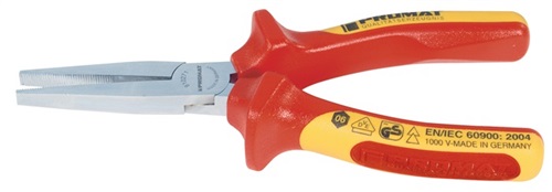 PROMAT Langbeckzange Gesamt-L.160mm Zange verchr.lang,fl.VDE Mehrkomp.-Hüllen PROMAT PROMAT Langbeckzange Gesamt-L.160mm Zange verchr.lang,fl.VDE Mehrkomp.-Hüllen PROMAT