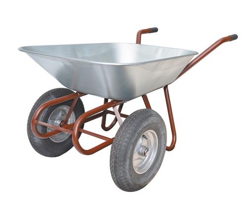 MÜBA Schubkarre Zweirad 85l Luftrad 24kg Stahlfelge m.Kugell.MÜBA