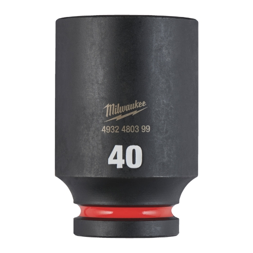 MILWAUKEE 40 x 90 mm SHOCKWAVE Schlagnuss 3/4" lang
