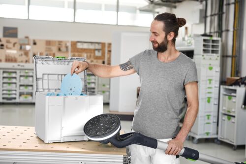 FESTOOL Schleifmittel-Systainer³ Granat D225 GR SYS 578281