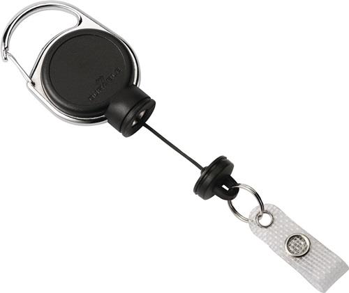 Nordwest Ausweishalter ext.Stark-mit Druckknopfschlaufe Band-L.600mm schwarz DURABLE