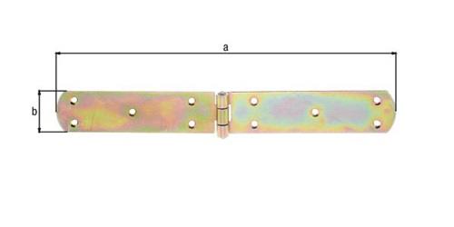 GAH Kistenband H.40mm B.offen300mm S.2,5mm STA galv.verz.d.pass.GAH