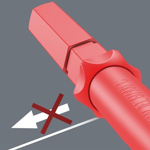 WERA Wechselklingen KK VDE 62 i PH/S TiE PH/S 1 L.157mm Black Point 6-kant-Antrieb9mm