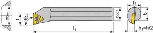 Bohrstange S10H-STFCL 11 li. brün. PROMAT Bohrstange S10H-STFCL 11 li. brün. PROMAT