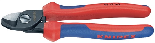 KNIPEX Kabelschere L.165mm Mehrkomp.-Hüllen KNIPEX