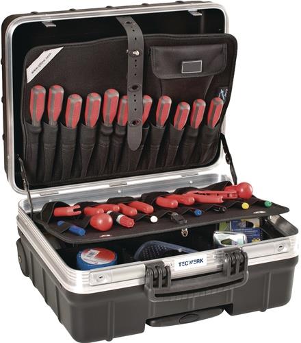 TECWERK Schalenkoffer Innen-B465xT255xH352mm PP 42l TECWERK