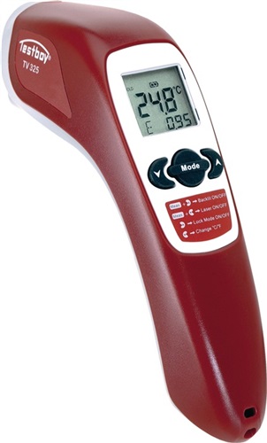 TESTBOY Infrarotthermometer TV 325 -60 b.500GradC 2xTyp AAA TESTBOY