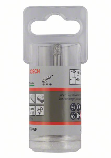 BOSCH Diamanttrockenbohrer Dry Speed, 6 x 30 mm