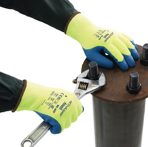 ANSELL Kälteschutzhandschuhe ActivArmr® 80-400 Gr.10 gelb/blau EN 388,EN 511,EN 407 ANSELL Kälteschutzhandschuhe ActivArmr® 80-400 Gr.10 gelb/blau EN 388,EN 511,EN 407