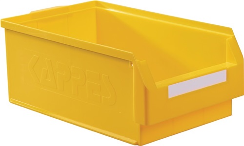 KAPPES Sichtlagerkasten L500xB300xH200mm PE gelb RASTERPLAN