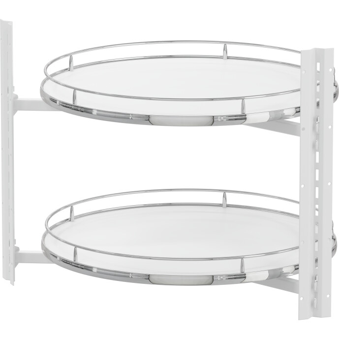 Drehbeschlag COR-Wheel Pro, 800x800er, 2x 4/4 Boden, Premea, weiß chrom Vauth Sagel