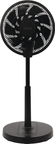 EUROM Standventilator Vento 3DS Silent Comfort H.94cm 220-240V 50 Hz schwarz EUROM