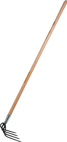 FREUND VICTORIA Kartoffelhacke Zinken-L.190 mm,4 Zinken geschmiedet,m.Stiel
