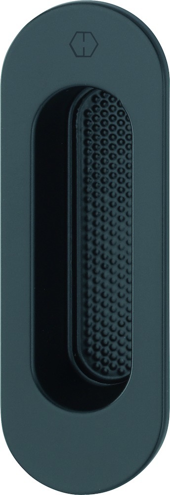 HOPPE    -  - Aluminium - oval - schwarz matt