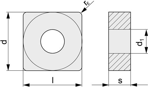 Wendeschneidplatte Bearbeitung mittel TECWERK