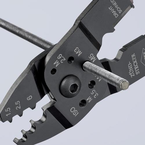 KNIPEX Crimpzange L.230mm 0,5- 6 (AWG 20-10) mm² KNIPEX