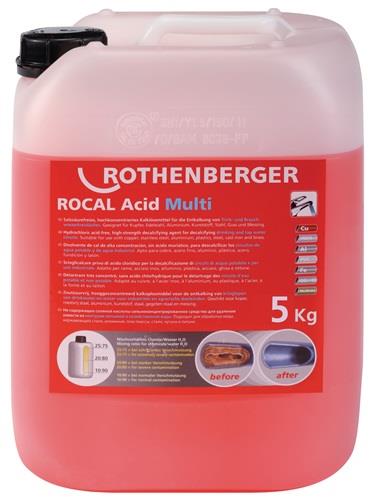 ROTHENBERGER Entkalkungskonzentrat ROCAL Acid Multi Konzentrat 5kg Kanister ROTHENBERGER