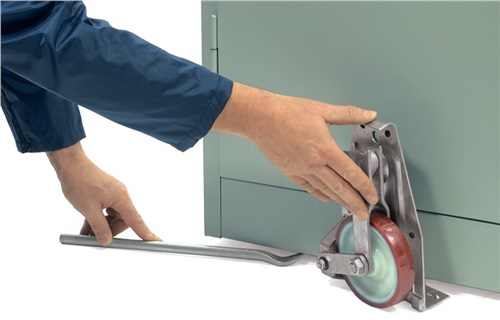 FETRA Hubroller Tragfähigkeit/Paar 1000kg Polyurethan-Bereifung gelb verz.