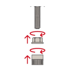 FISCHER Sprinklerschelle FRLH 1 1/4" M8
