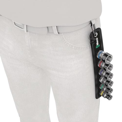 WERA Steckschlüsselsatz Belt C 1 Zyklop 7-tlg.1/2 Zoll 10-19mm f.a6-KT.-Schr.WERA WERA Steckschlüsselsatz Belt C 1 Zyklop 7-tlg.1/2 Zoll 10-19mm f.a6-KT.-Schr.WERA