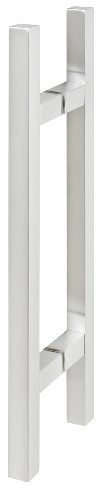 HERMAT Stoßgriffpaar 8031/GLAS, Edelstahl