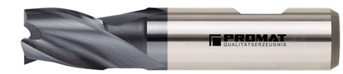 PROMAT Bohrnutenfräser DIN 327 TypN D.3mm HSS-Co8 TiCN Weldon Z.3 kurz PROMAT PROMAT Bohrnutenfräser DIN 327 TypN D.3mm HSS-Co8 TiCN Weldon Z.3 kurz PROMAT