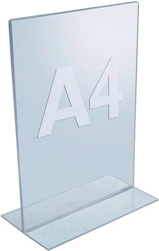 Nordwest Tischaufsteller DIN A4 hoch Acryl transp.freistehend