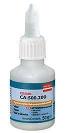Weiss Chemie COSMO® CA-500.200 CA-Sekundenklebstoff, transparent, 20ml
