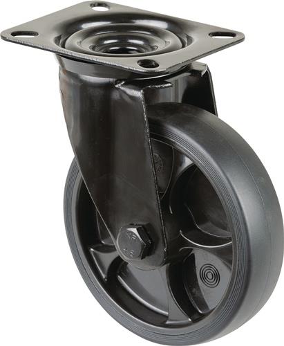 BS ROLLEN Lenkrolle D.125mm Trgf.120kg Ku.Platte L104xB80mm BS ROLLEN