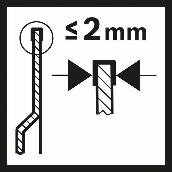 BOSCH Carbide-RIFF Tauchsägeblatt AIZ 32 RT5, 30 x 32 mm