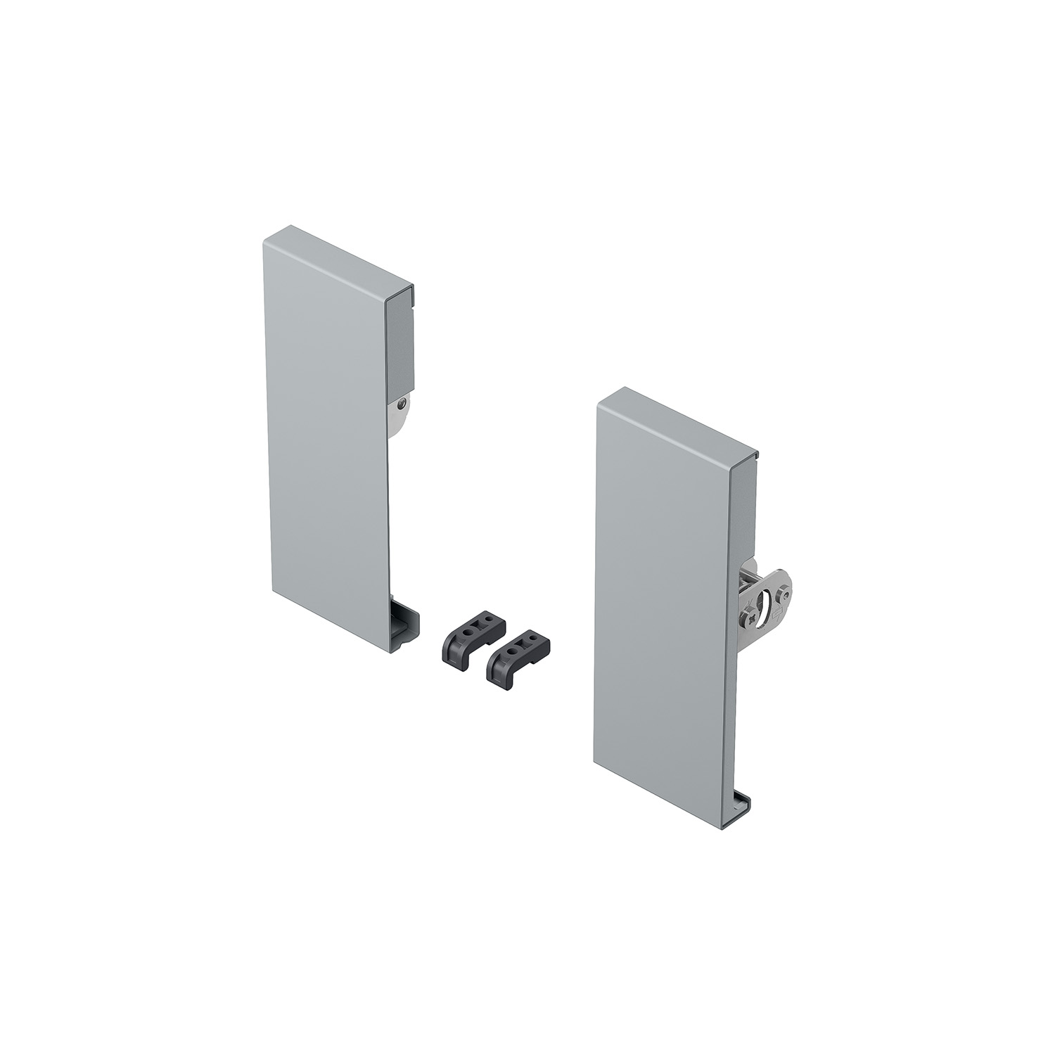 HETTICH Verbinder für Front ArciTech / 126 mm, silber, 9123086