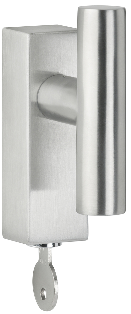 HERMAT Fenstergriff abschließbar BASIC 02 1802.T/DKSI, Edelstahl