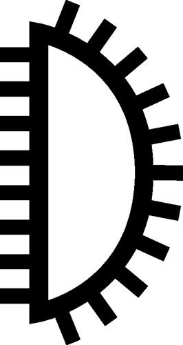Holzraspel DIN 7263 C Hieb 2 halbrund 2K-Ergo TECWERK