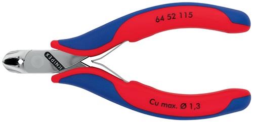 KNIPEX Elektronikvornschn.L.115mm Form 5 Facette nein spiegelpol.Mehrkomp.-Hüllen