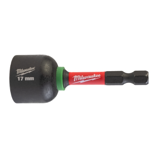 MILWAUKEE 17 x 65 mm, M10 magnetisch SHOCKWAVE Steckschlüssel 1/4"