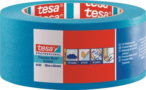 TESA Präzisionskrepp 4440 Außen UV PLUS glatt blau L.50m B.50mm Rl.TESA