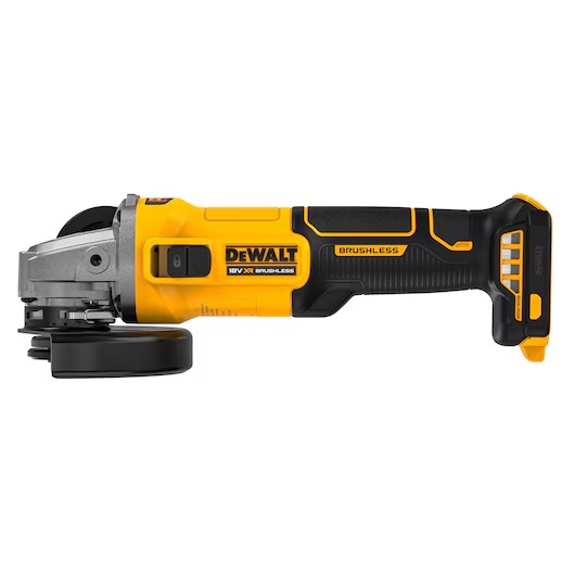 DEWALT 18 Volt Akku-Winkelschleifer 125 mm, Schiebeschalter im Karton