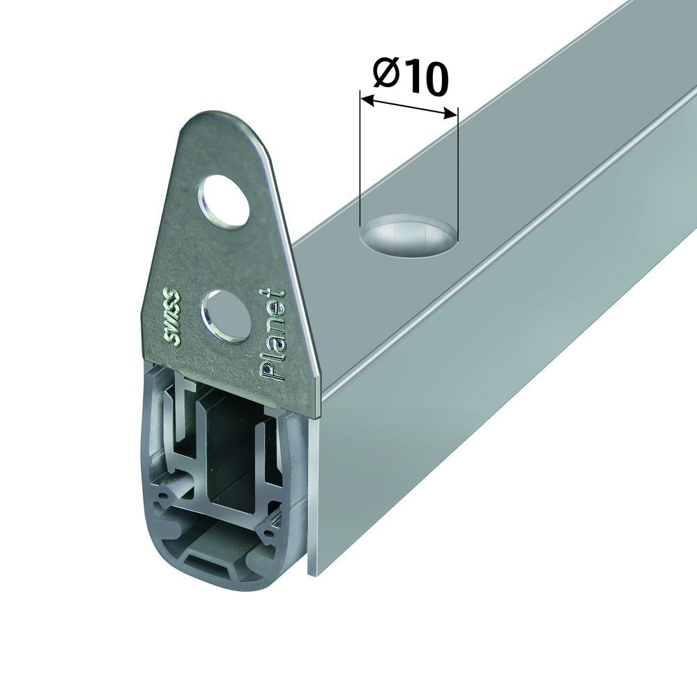 PLANET Türabsenkdichtung MF-plus FH, Silikon 710 mm grau