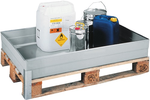 CEMO Auffangwanne 150l GFK m.Befestigungswinkel L1210xB810xH165mm CEMO