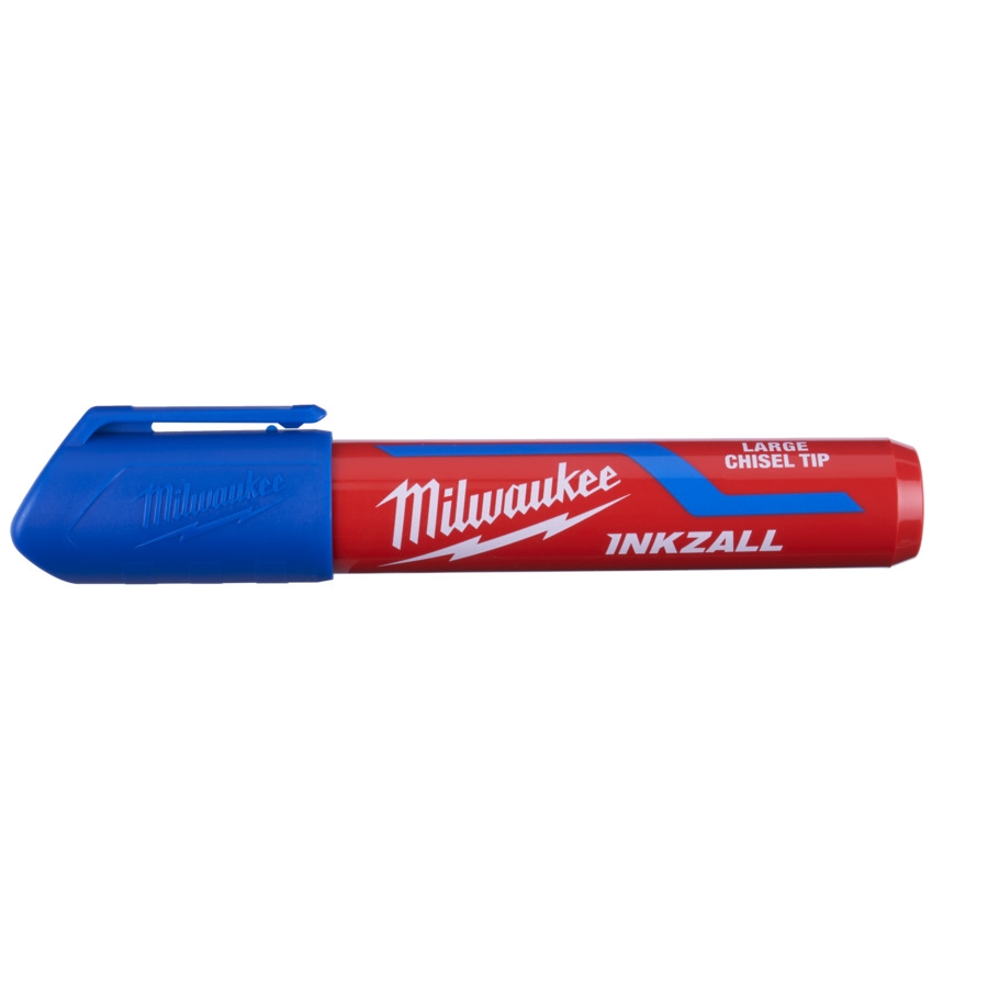 MILWAUKEE blau INKZALL Permanentmarker Keilspitze L