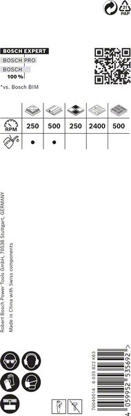 BOSCH EXPERT Tough Material Lochsäge, 35 x 60 mm. Für Dreh- und Schlagbohrer