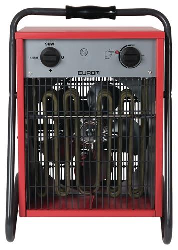 EUROM Elektroheizer 345 m³/h 0/4500/9000 W 16 A EUROM