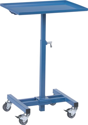 FETRA Materialständer Ladefl.-L605xB405mm verstellb.H.720-995mm blau fahrb.FETRA