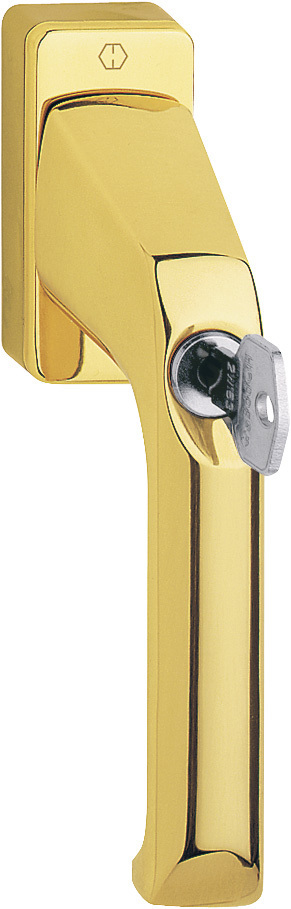 HOPPE® Fenstergriff absperrbar London M013S/U11Z, ohne Schrauben, Messing, 816156 HOPPE® Fenstergriff absperrbar London M013S/U11Z, ohne Schrauben, Messing, 816156