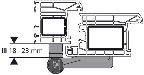 DR. HAHN Aufschraubband KT-V 6R P580, 2-teilig