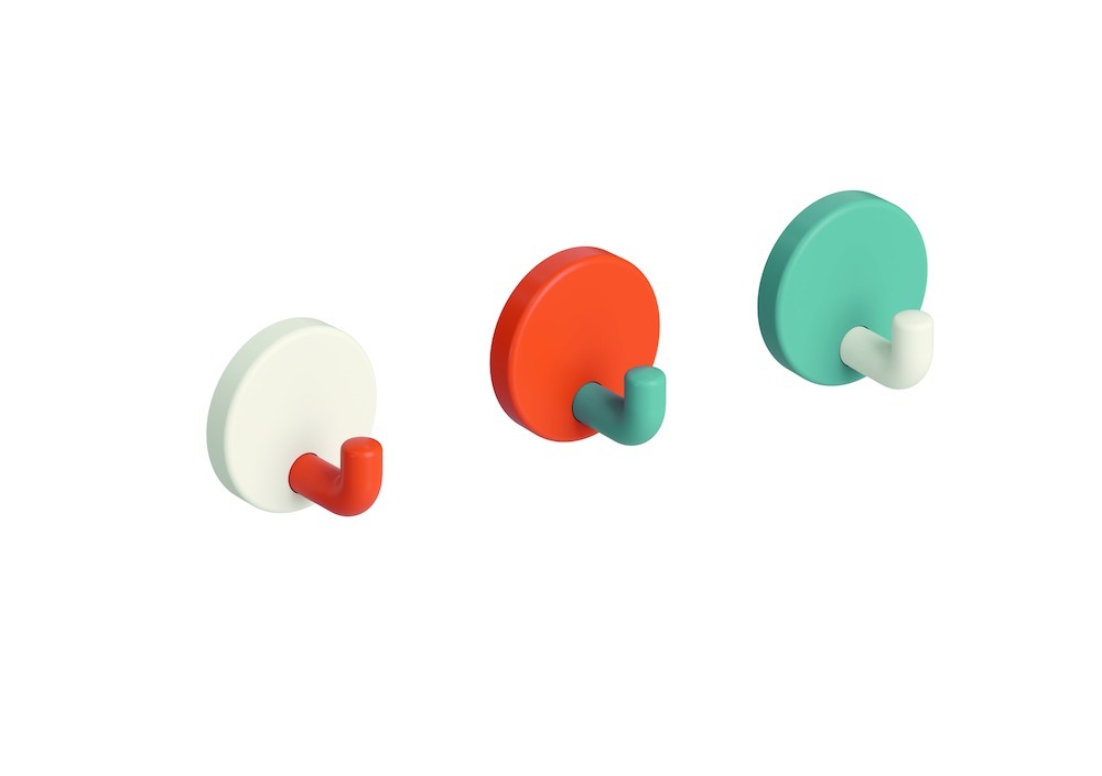 HEWI Wand-Einzelhaken Set 801.99 Polyamid