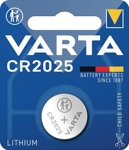 VARTA Knopfzelle Electronics 3 V 157 mAh CR2025 20x2,5mm VARTA