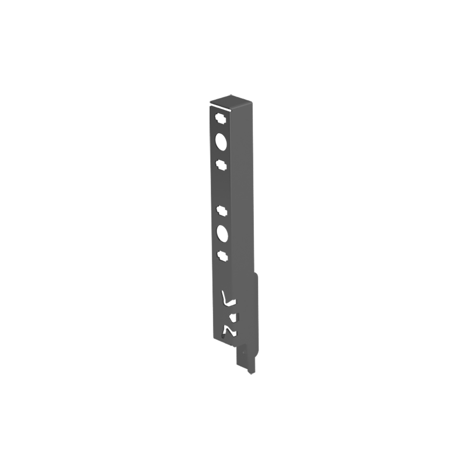 HETTICH Rückwandverbinder ArciTech 218 mm, anthrazit, links, 9121855