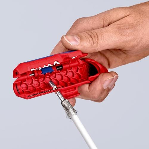KNIPEX Univ.Abmantelungswerkzeug ErgoStrip® Gesamt-L.130mm KNIPEX KNIPEX Univ.Abmantelungswerkzeug ErgoStrip® Gesamt-L.130mm KNIPEX