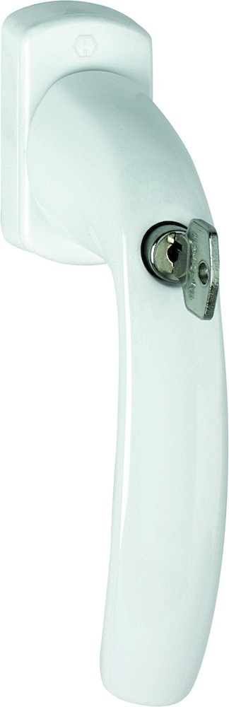 HOPPE® Fenstergriff abschließbar New York 0810SVS/U10, mit Schrauben, Aluminium, 3480741 HOPPE® Fenstergriff abschließbar New York 0810SVS/U10, mit Schrauben, Aluminium, 3480741